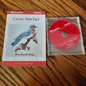 Husqvarna Viking Cross Stitcher Embroidery System 5  Windows 95 98 NT CD
